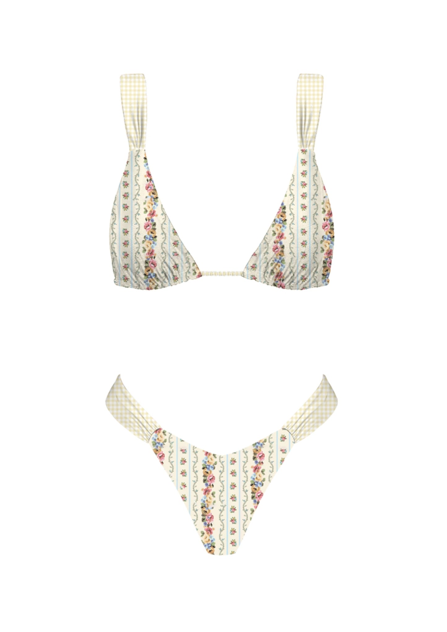 Cream Summer Romance Bikini Set