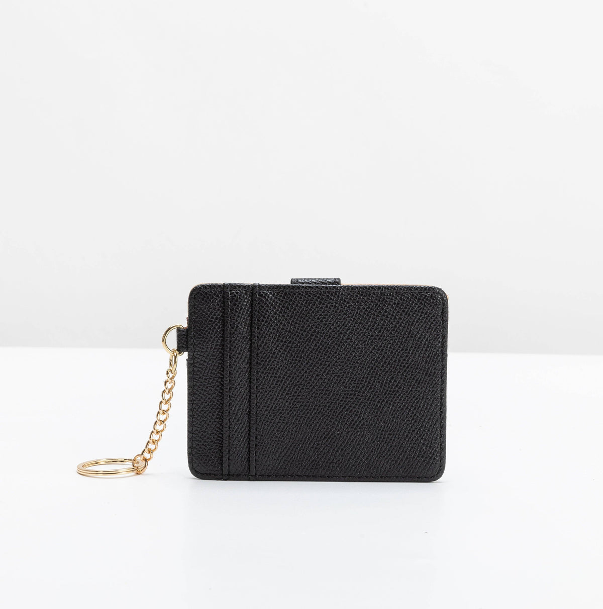 Robby Black Vegan Leather Card Holder