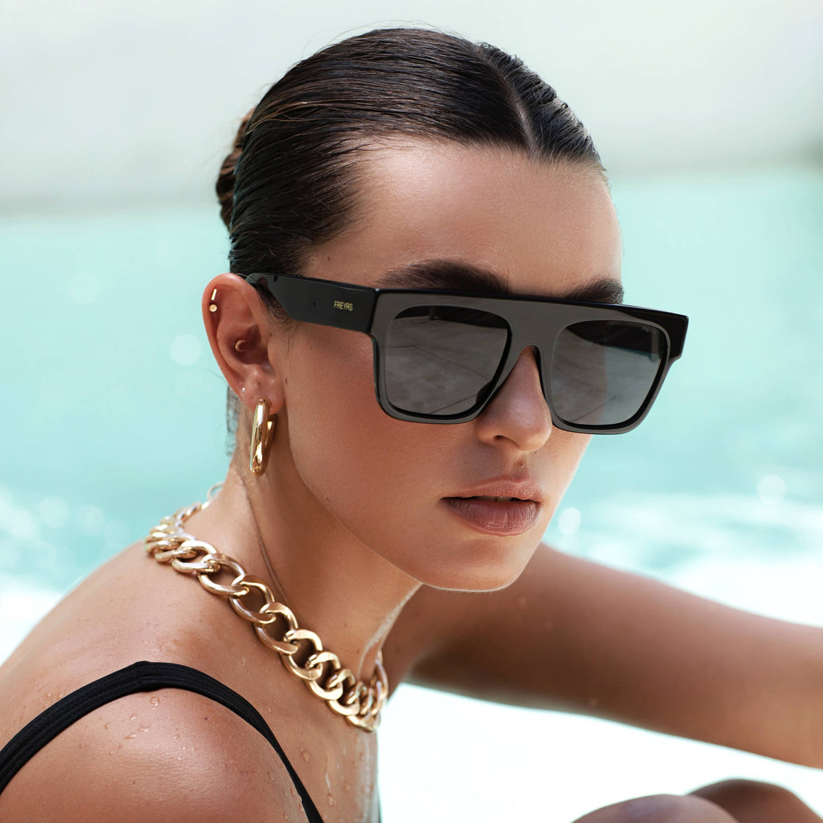 Madison Acetate Unisex Flat Top Sunglasses(several colors)