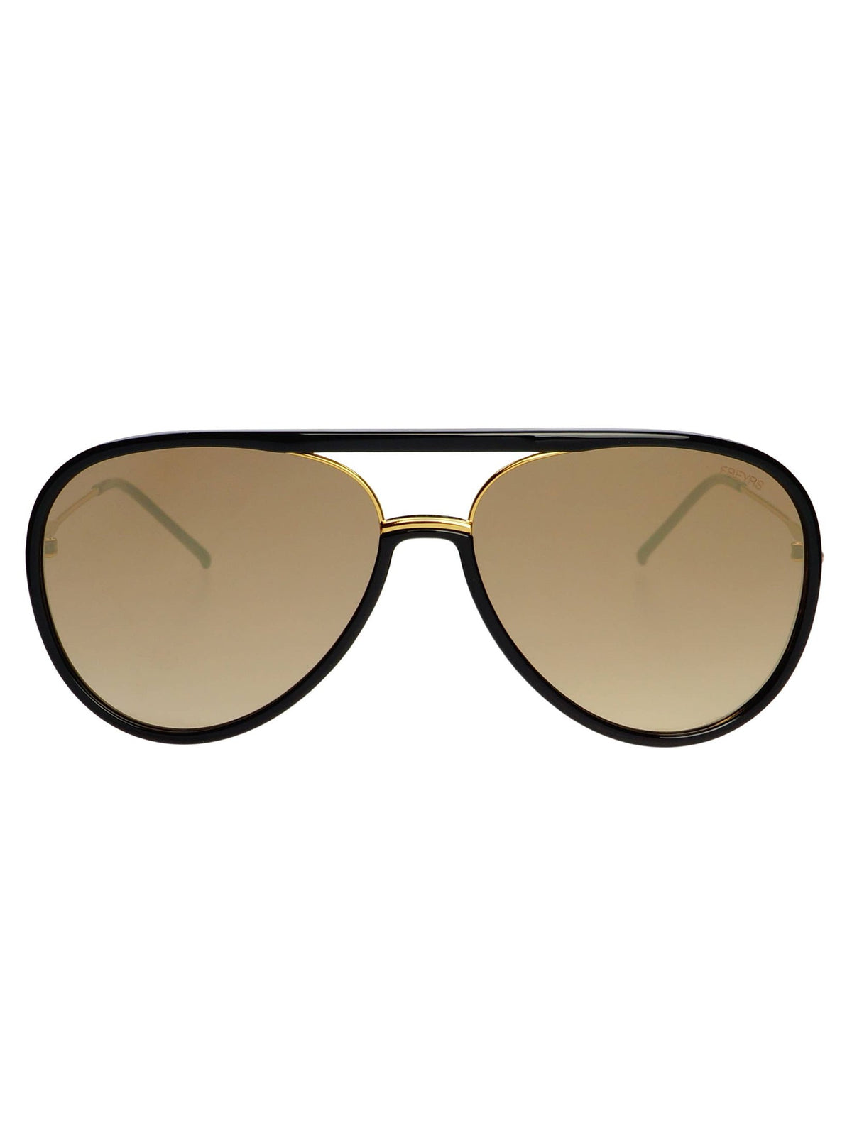 Gold Mirroed Shay Aviator Sunglasses