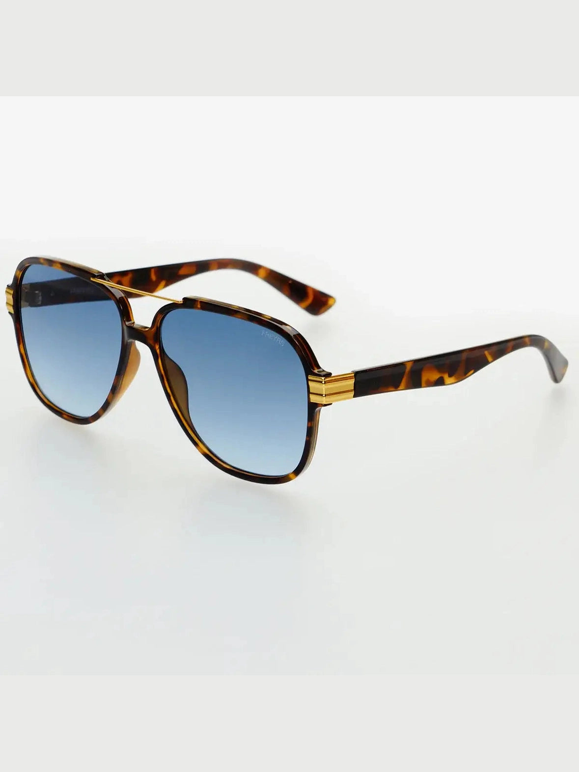 Spencer Tortoise Blue Sunglasses