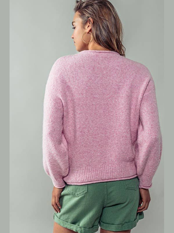 Bow Charm Knit Sweater