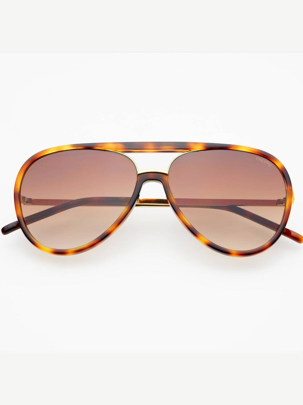 Shay (NEW) Unisex Aviator Sunglasses Tortoise/Gradient Brown