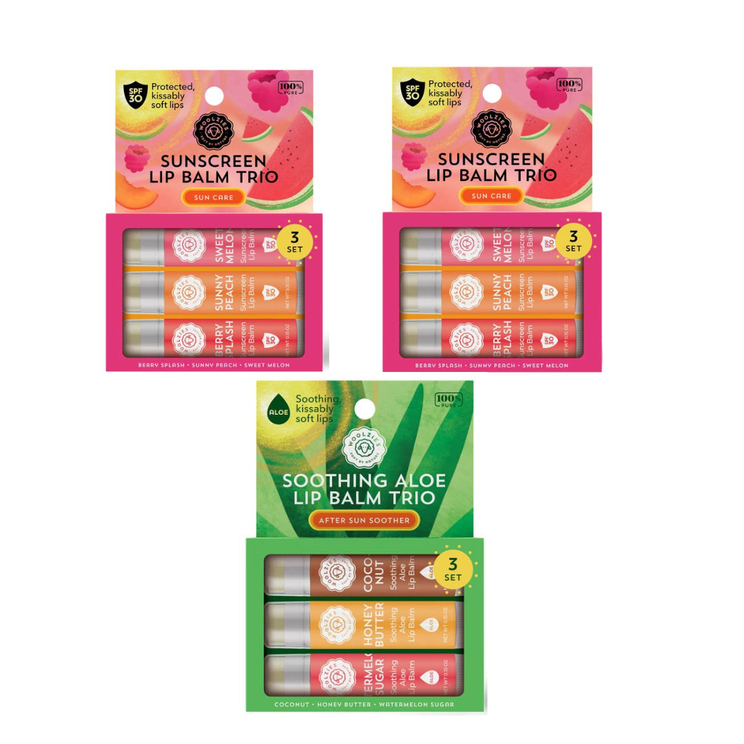 Woolzies Lip balm Set of 3