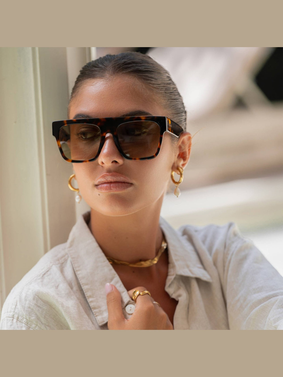 Madison Acetate Unisex Flat Top Sunglasses