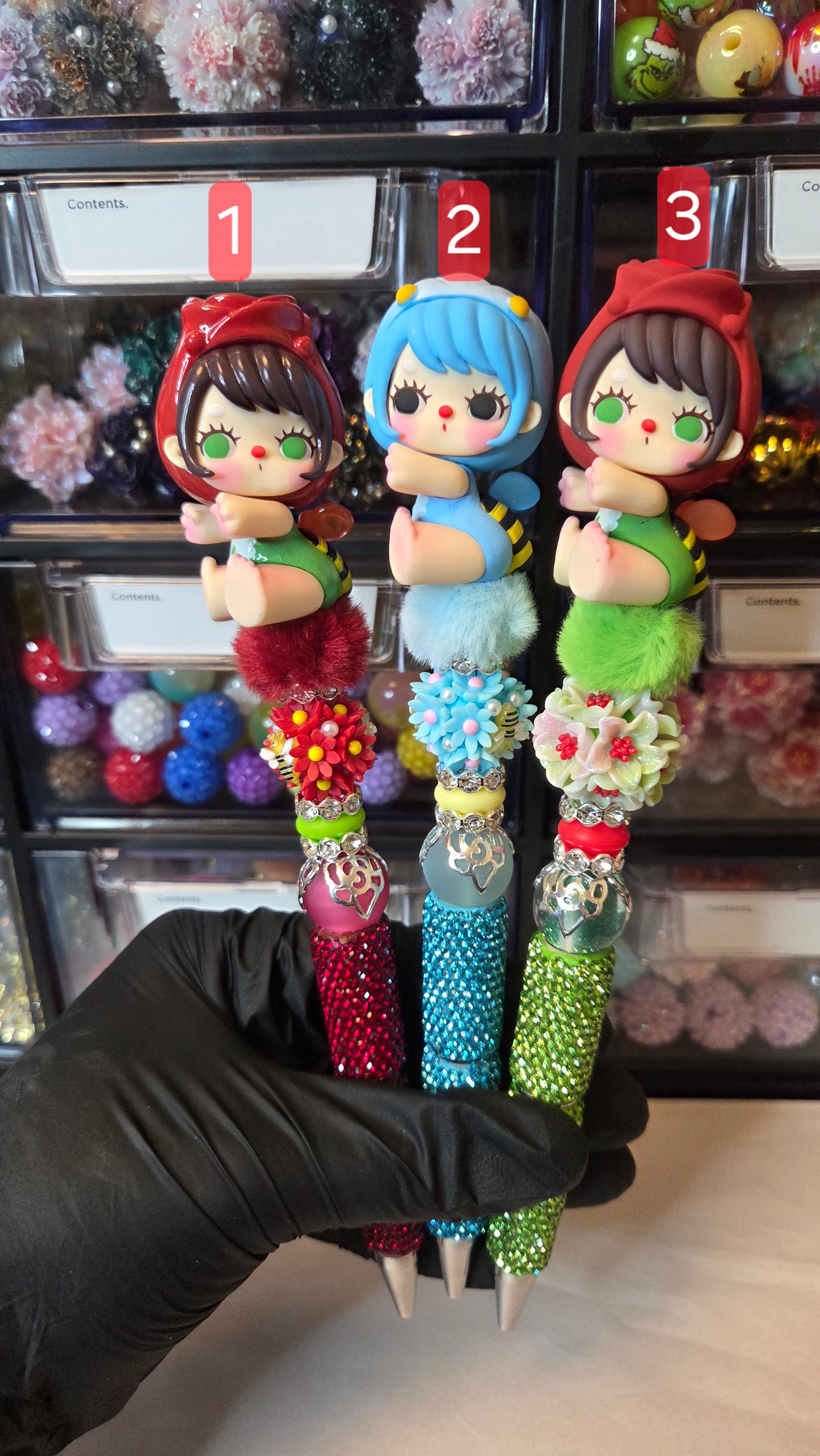 Premade Handmade Lila Pens