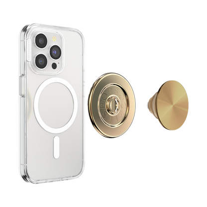 PopSockets MagSafe Phone Grip - Aluminum Radial Gold