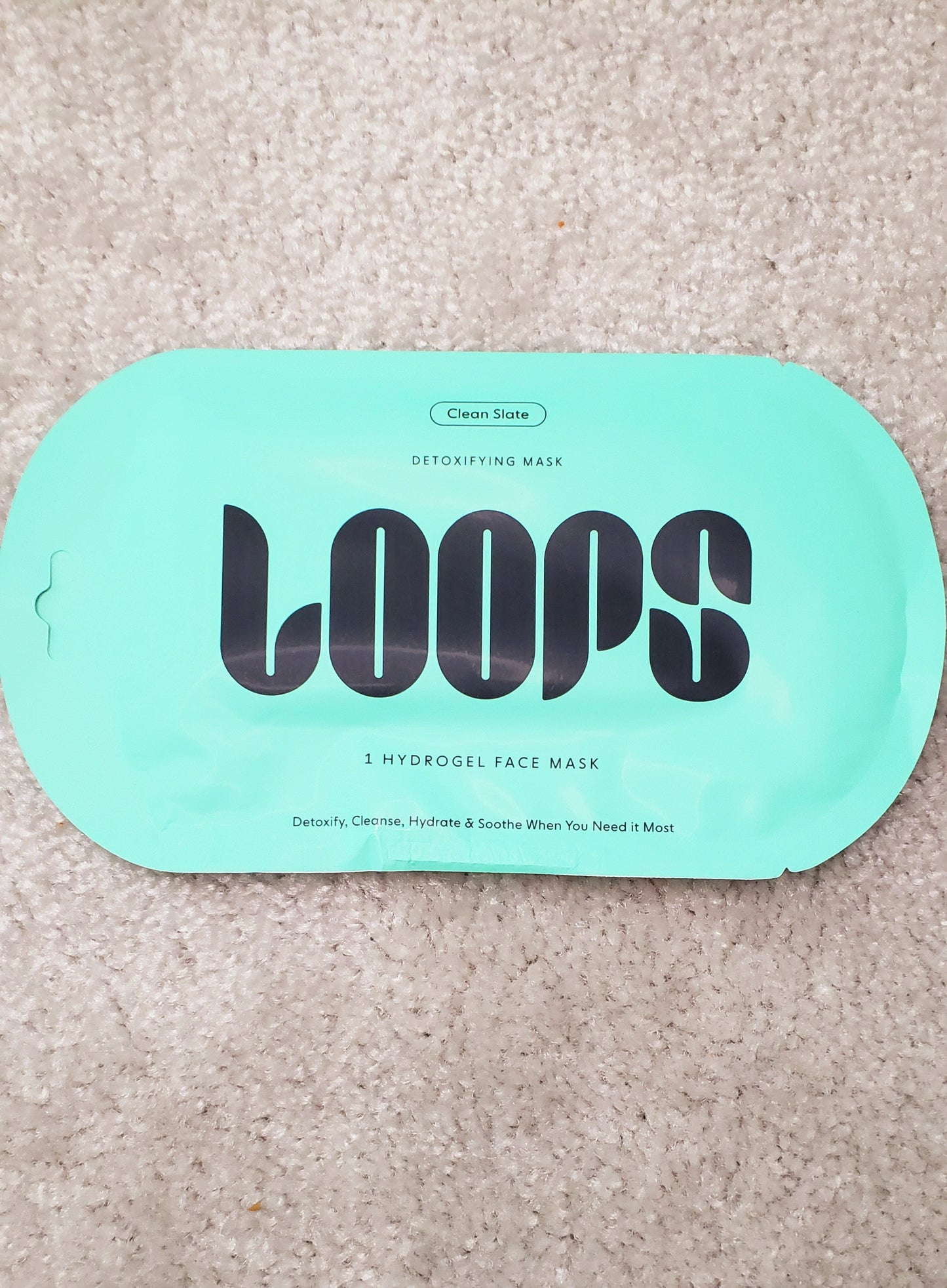 Loops Hydrogel Face Mask(5 different varieties)