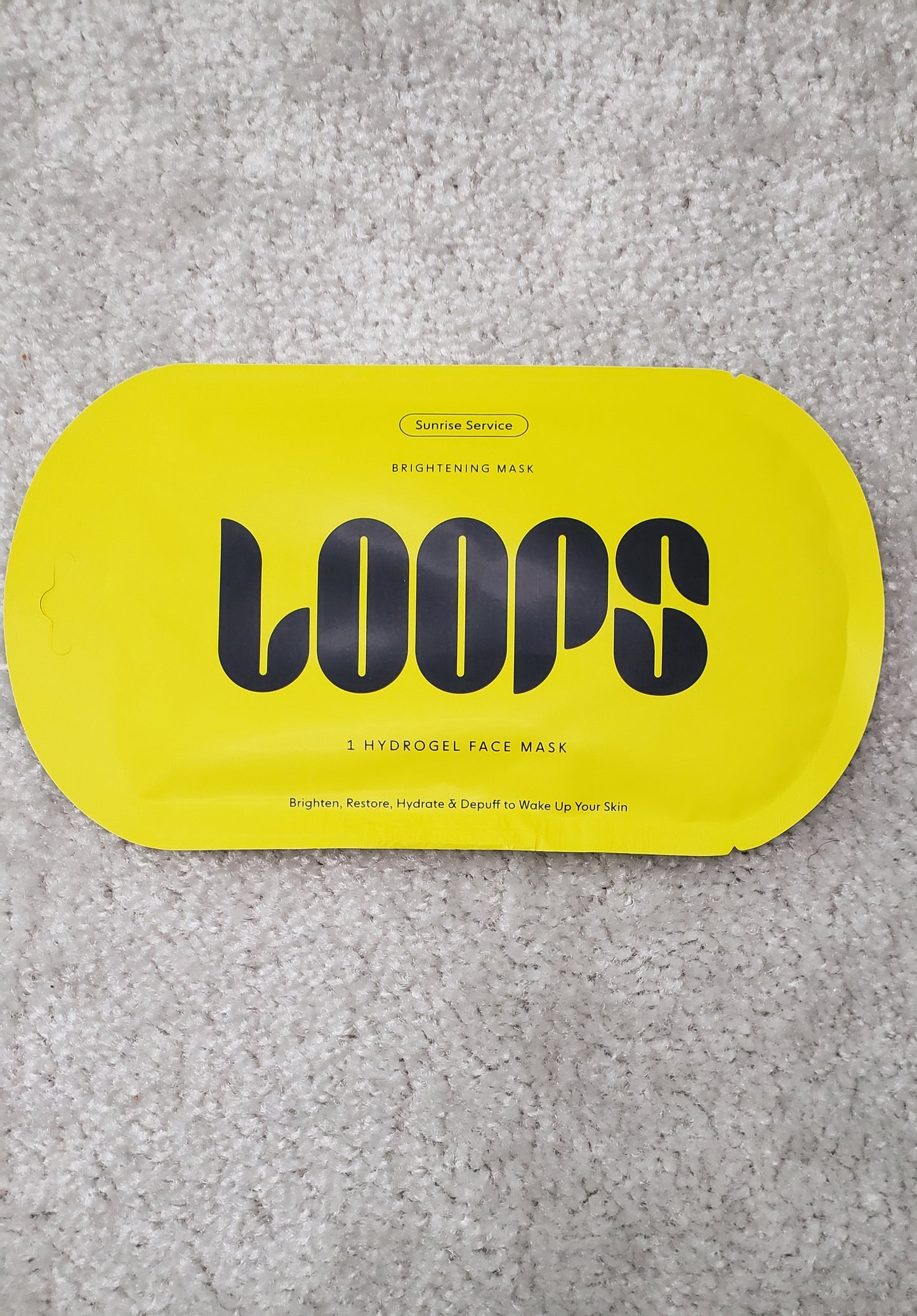 Loops Hydrogel Face Mask(5 different varieties)