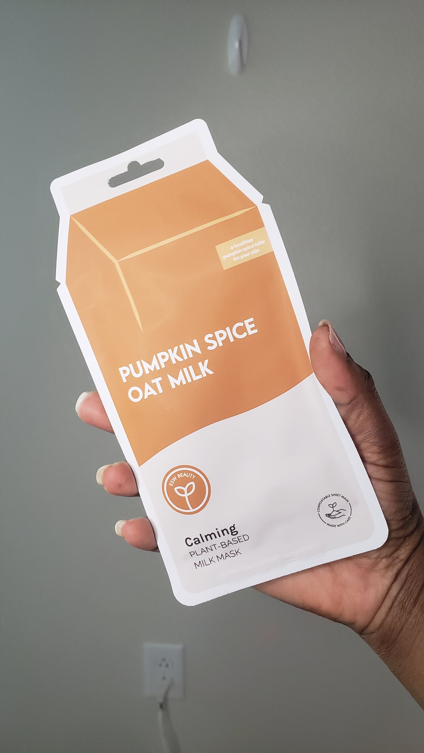 Pumpkin Spice Oat Milk Calming Plant-Based Milk Mask