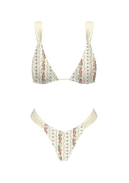 Cream Summer Romance Bikini Set