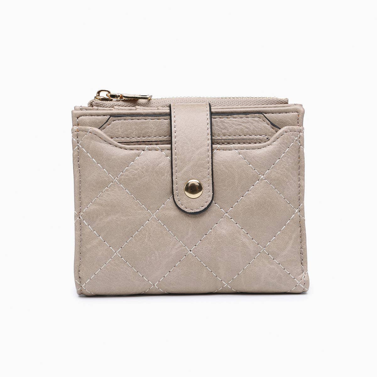 Melody Quilted Zip Top Wallet