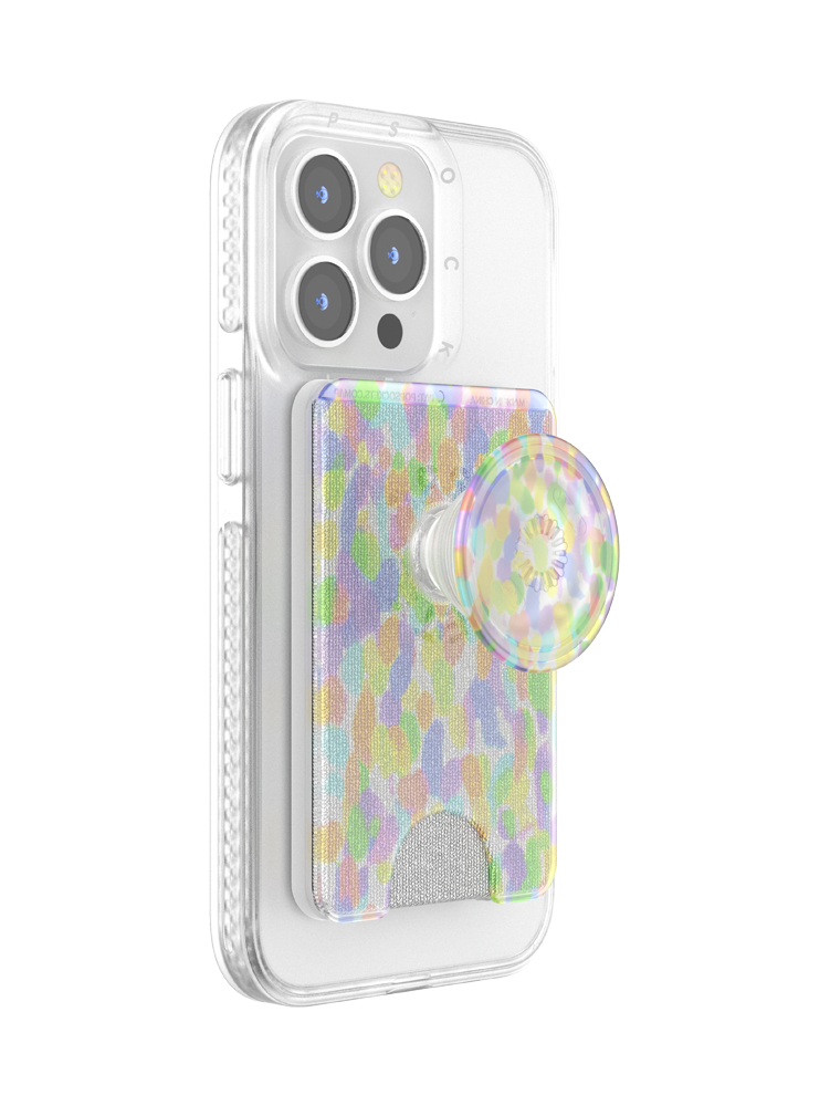 PopSockets MagSafe Phone Wallet - Rainbow Glass