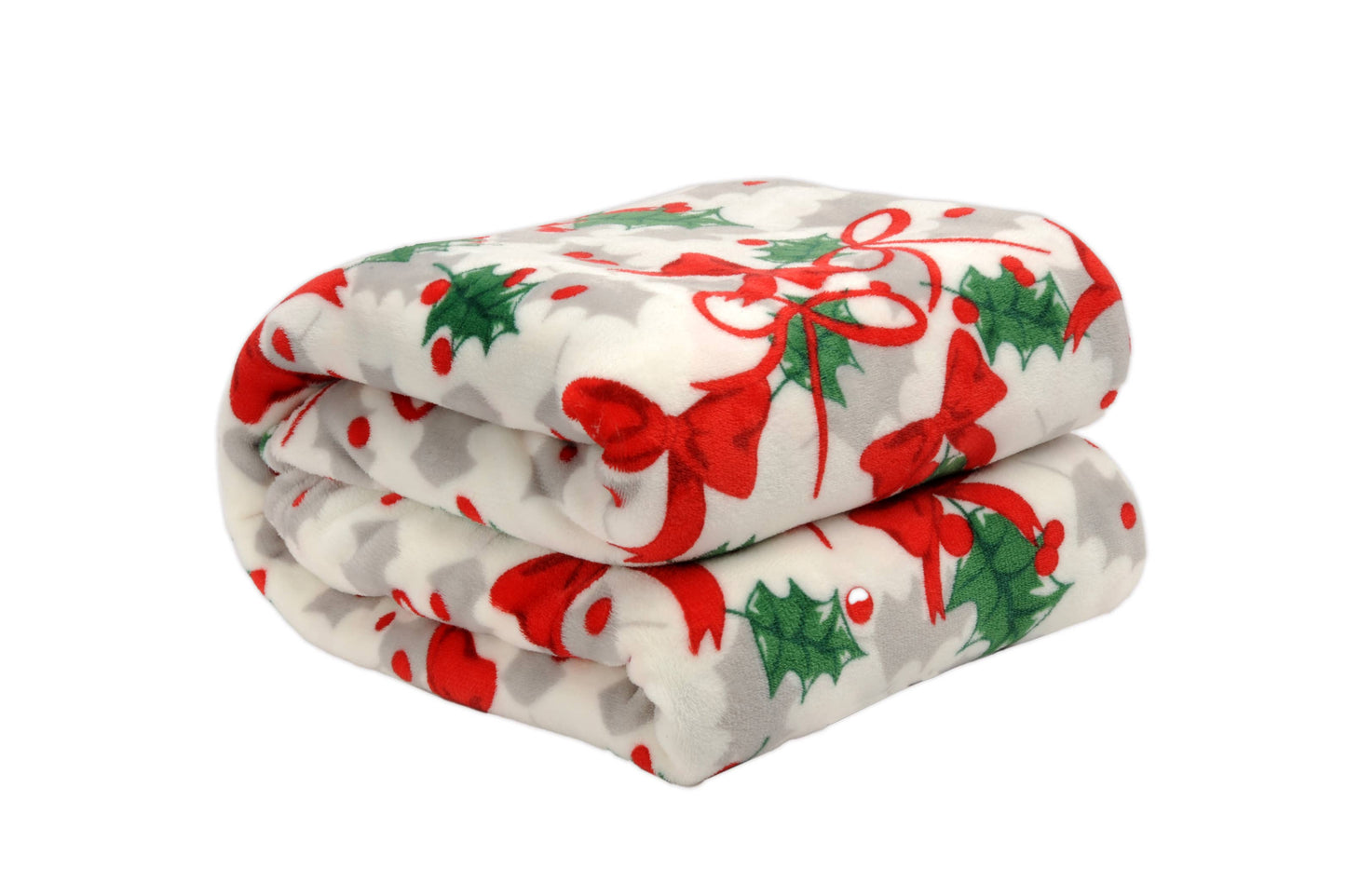 Hoilday Print Flannel Plush Throw Blanket