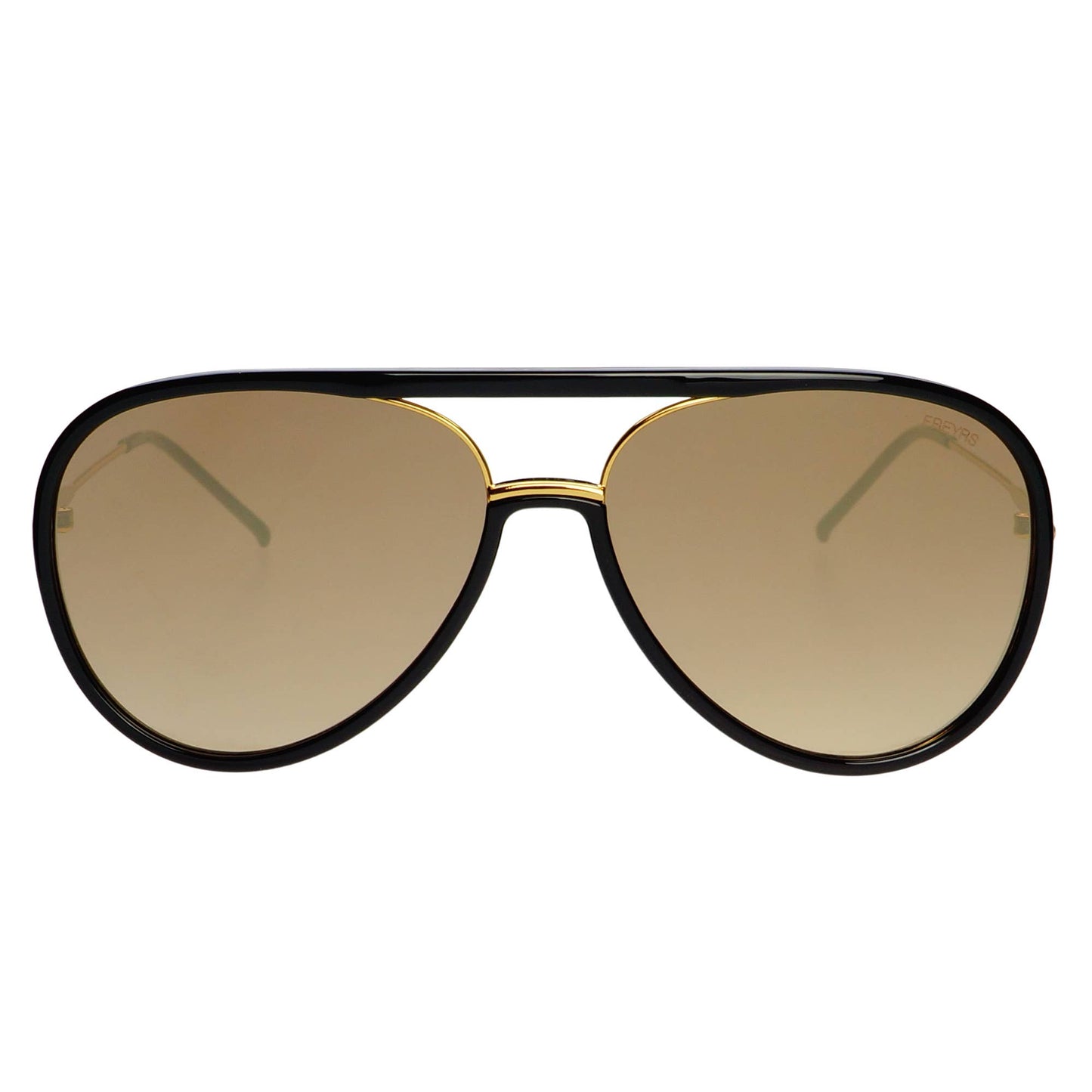 Gold Mirroed Shay Aviator Sunglasses