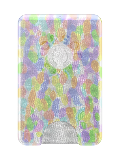 PopSockets MagSafe Phone Wallet - Rainbow Glass