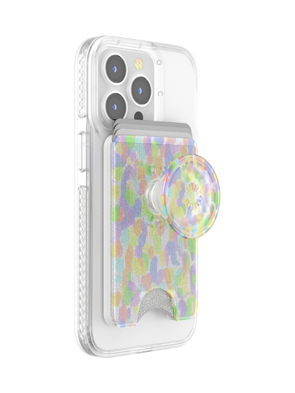 PopSockets MagSafe Phone Wallet - Rainbow Glass
