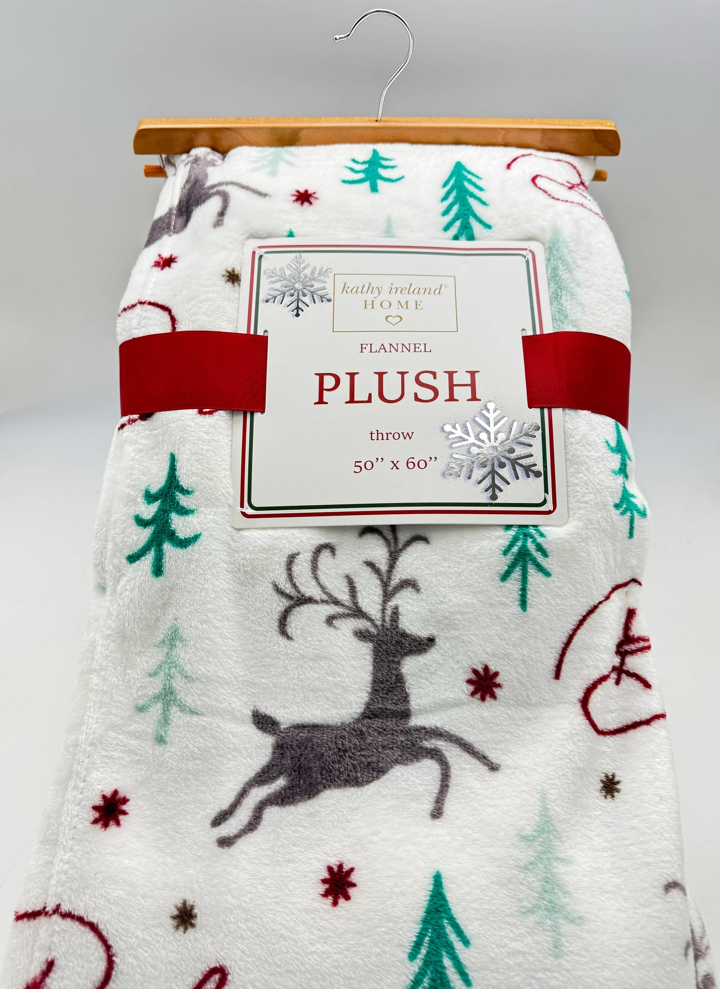 Hoilday Print Flannel Plush Throw Blanket