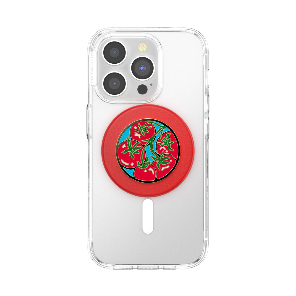 PopSockets MagSafe Phone Grip - Enamel Tomato Rosso