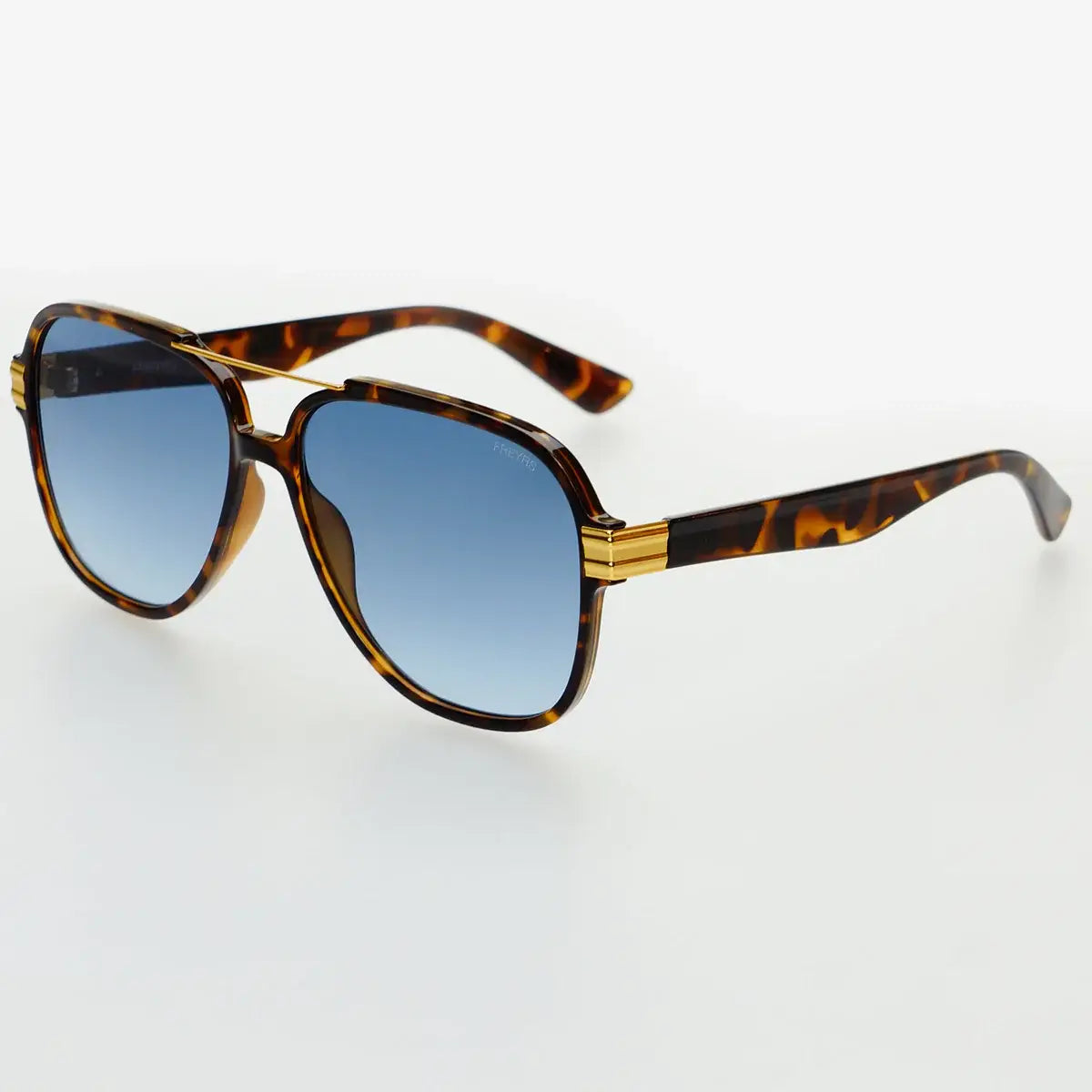 Spencer Tortoise Blue Sunglasses