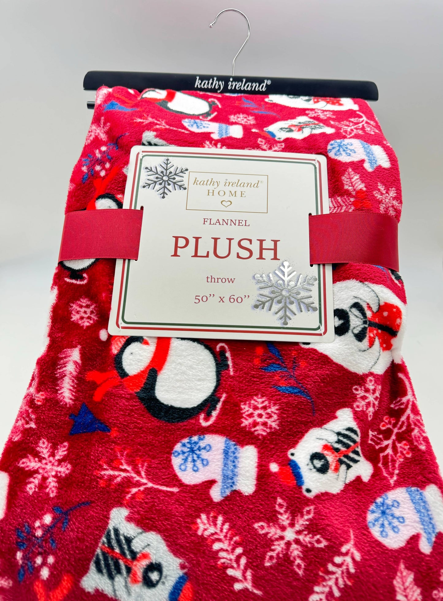 Hoilday Print Flannel Plush Throw Blanket