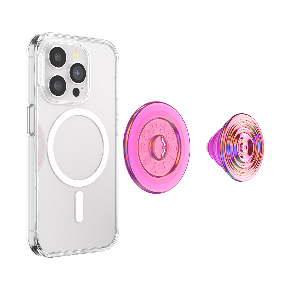 PopSockets MagSafe Phone Grip - Ripple Iridescent Aviation