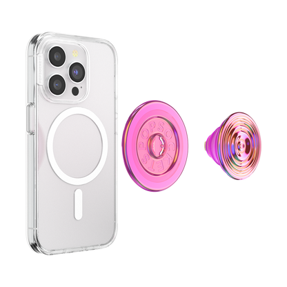 PopSockets MagSafe Phone Grip - Ripple Iridescent Aviation