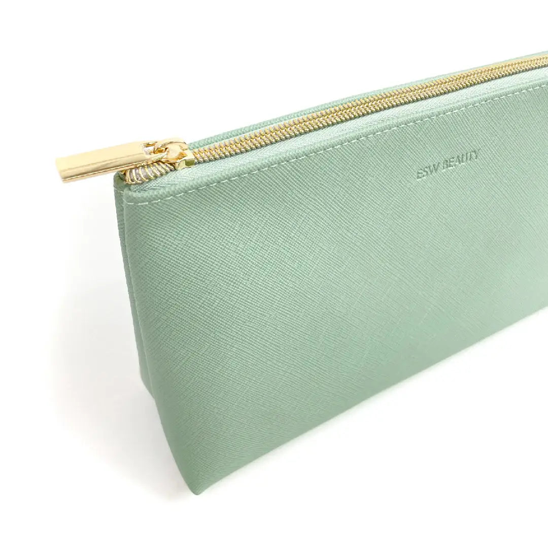 Sage Reusable Beauty Pouch