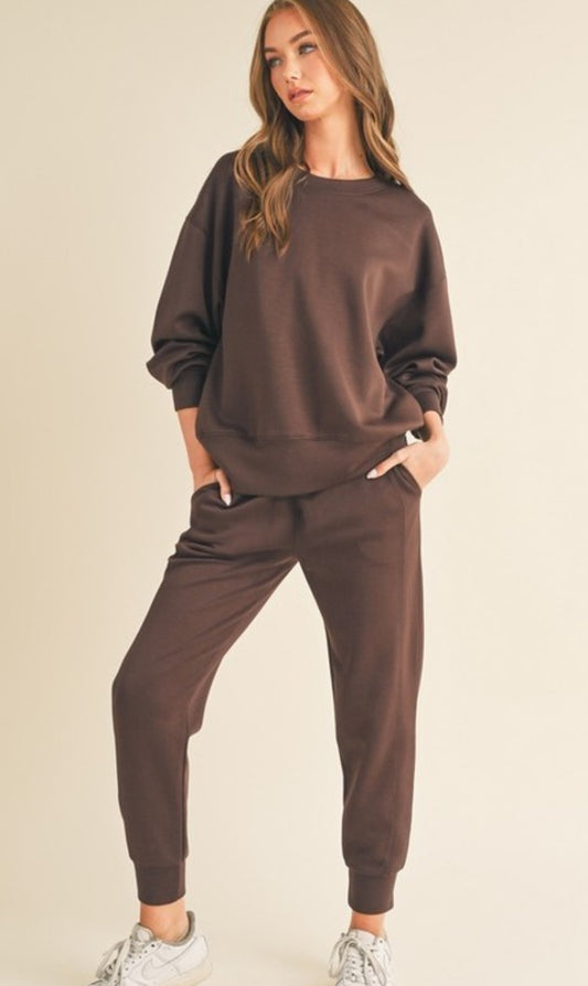 Causal Scuba Jogger Set(several colors)