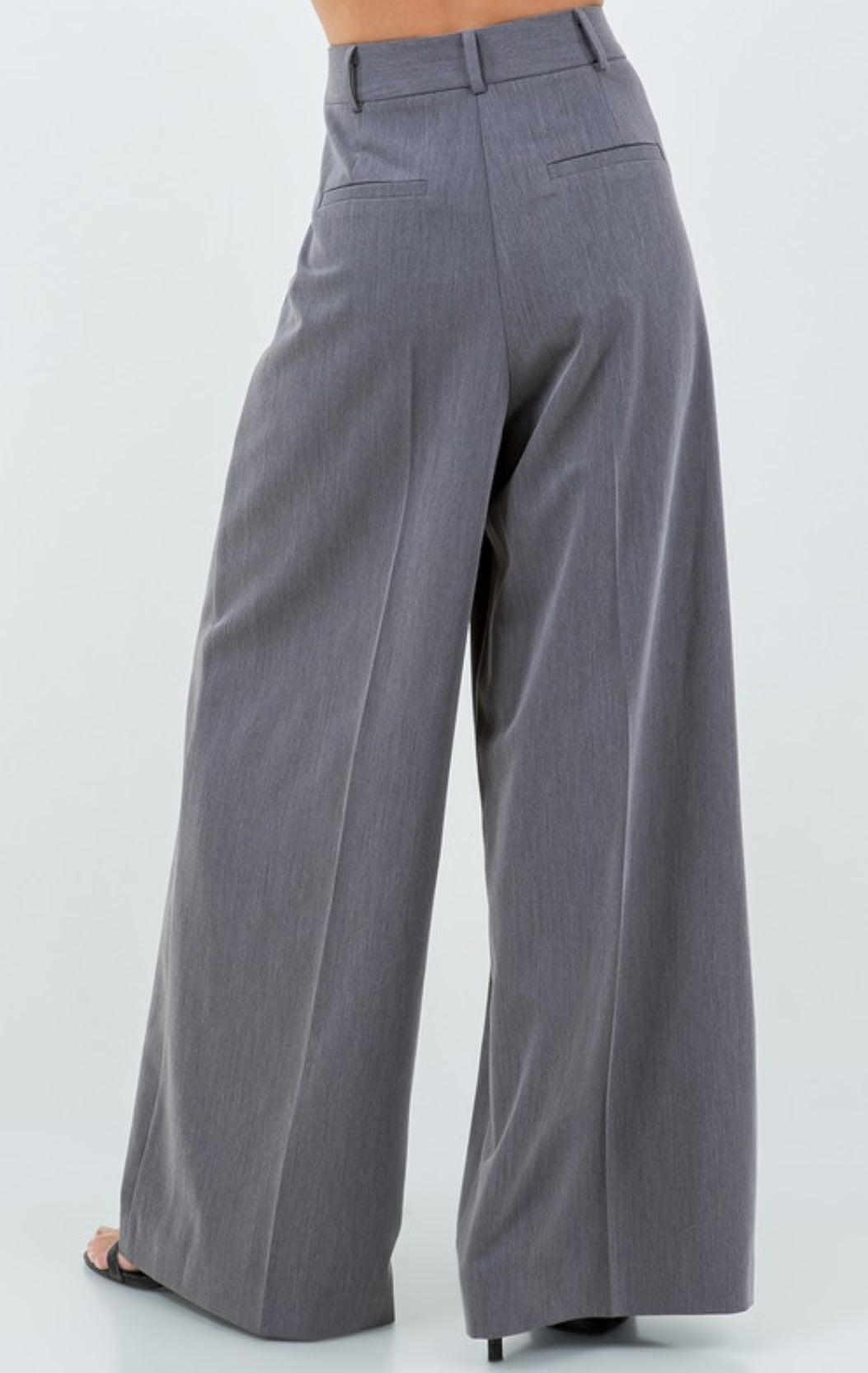 Wrap Detail Wide Leg pants(two colors)