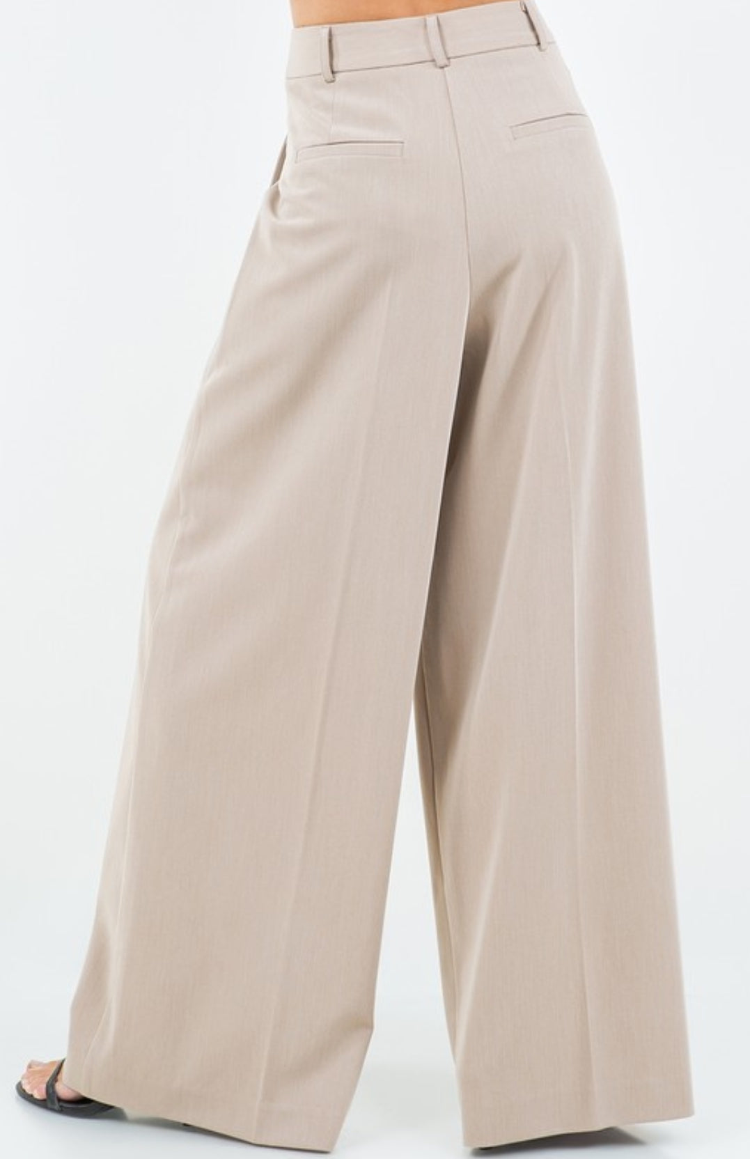 Wrap Detail Wide Leg pants(two colors)