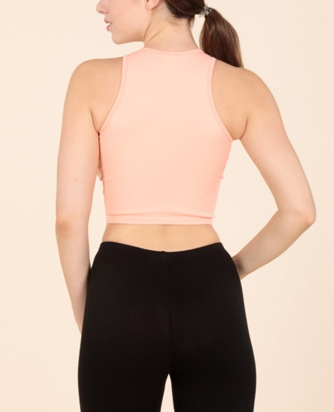 Pink Crop Top Tee