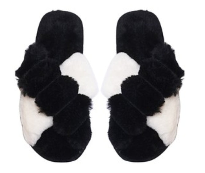 POM POM FLUFFY HOME SLIPPERS