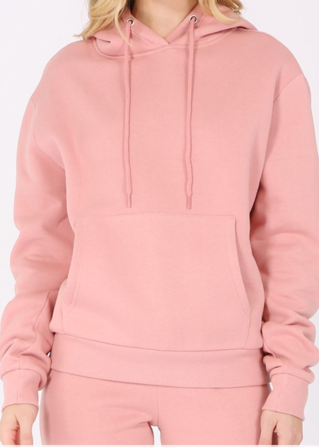 Oversized Pullover Fleece Hoodie