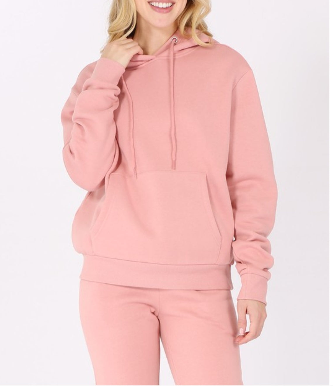 Oversized Pullover Fleece Hoodie