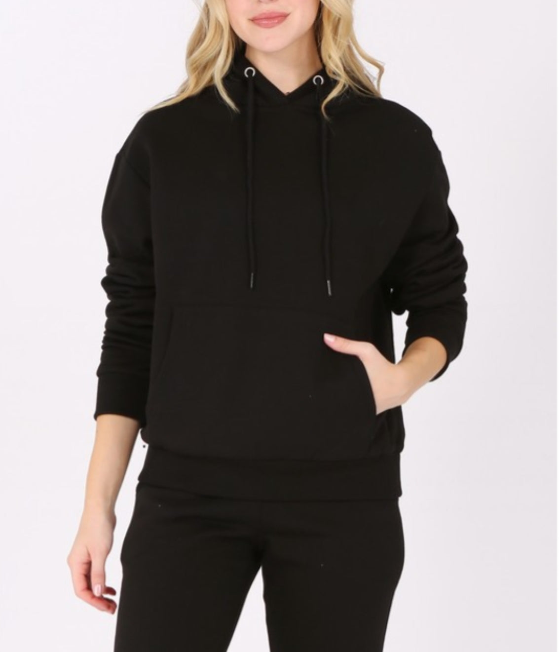 Oversized Pullover Fleece Hoodie