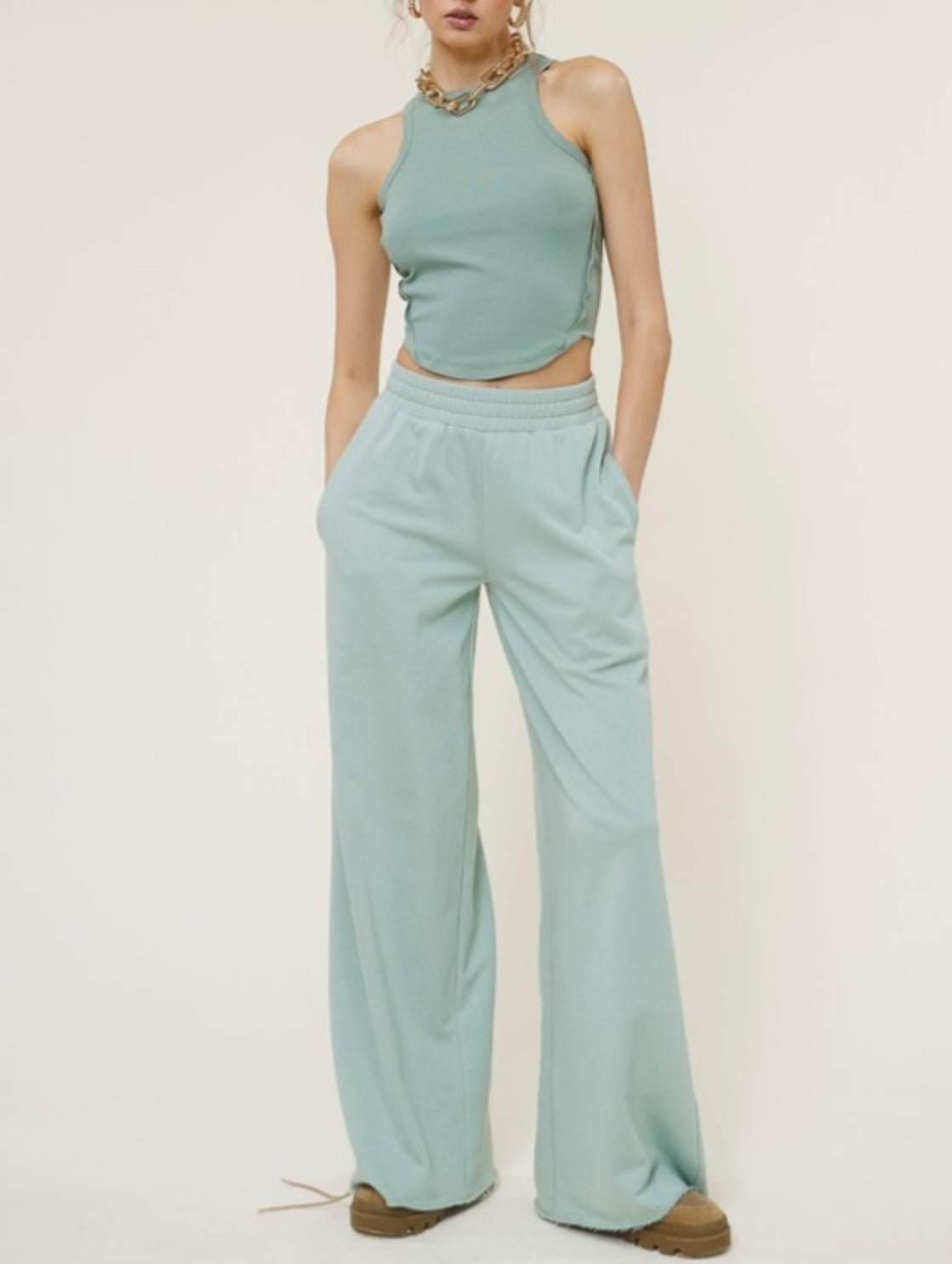 Casual Wide Leg Sweatpants