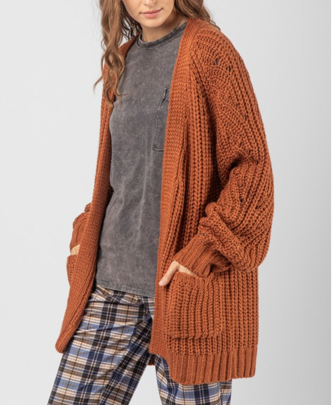 Oversize Knit Sweater Cardigan(several  colors)