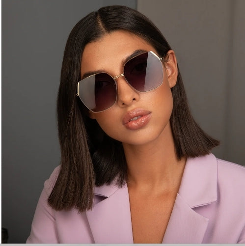 Lunettes de soleil surdimensionnées Chelsie pour femmes