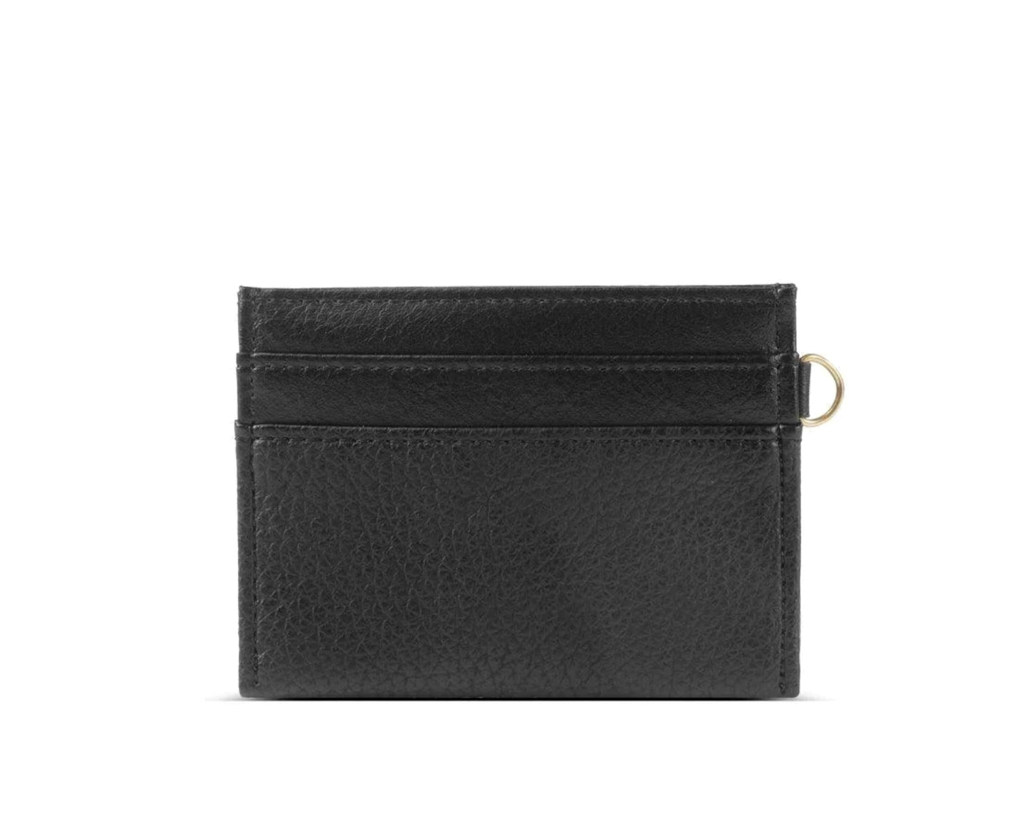 Alex Recycled Vegan Card Holder in Black