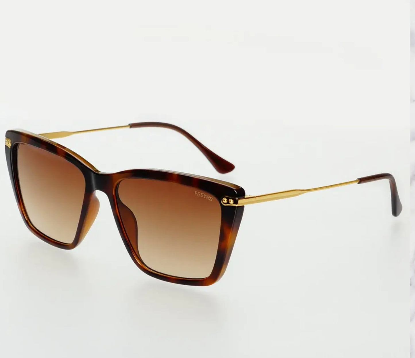 Audrey Tortoise Brown Sunglasses