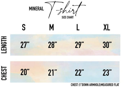 SUNNY DAYS CLUB  Mineral Graphic Top: FUCHSIA