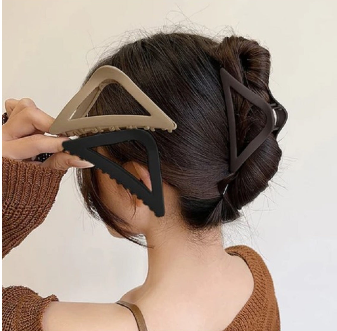 Triangle Shaped Hair Claw Clip