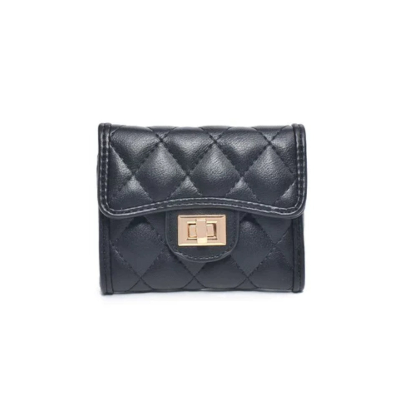 CARTERA SHANTEL ACOLCHADA NEGRA