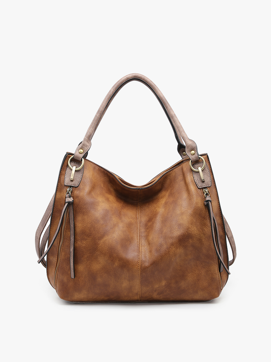 Connar Distressed Side Pocket Tote