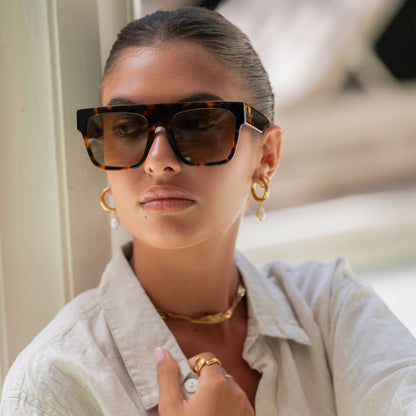Madison Acetate Unisex Flat Top Sunglasses