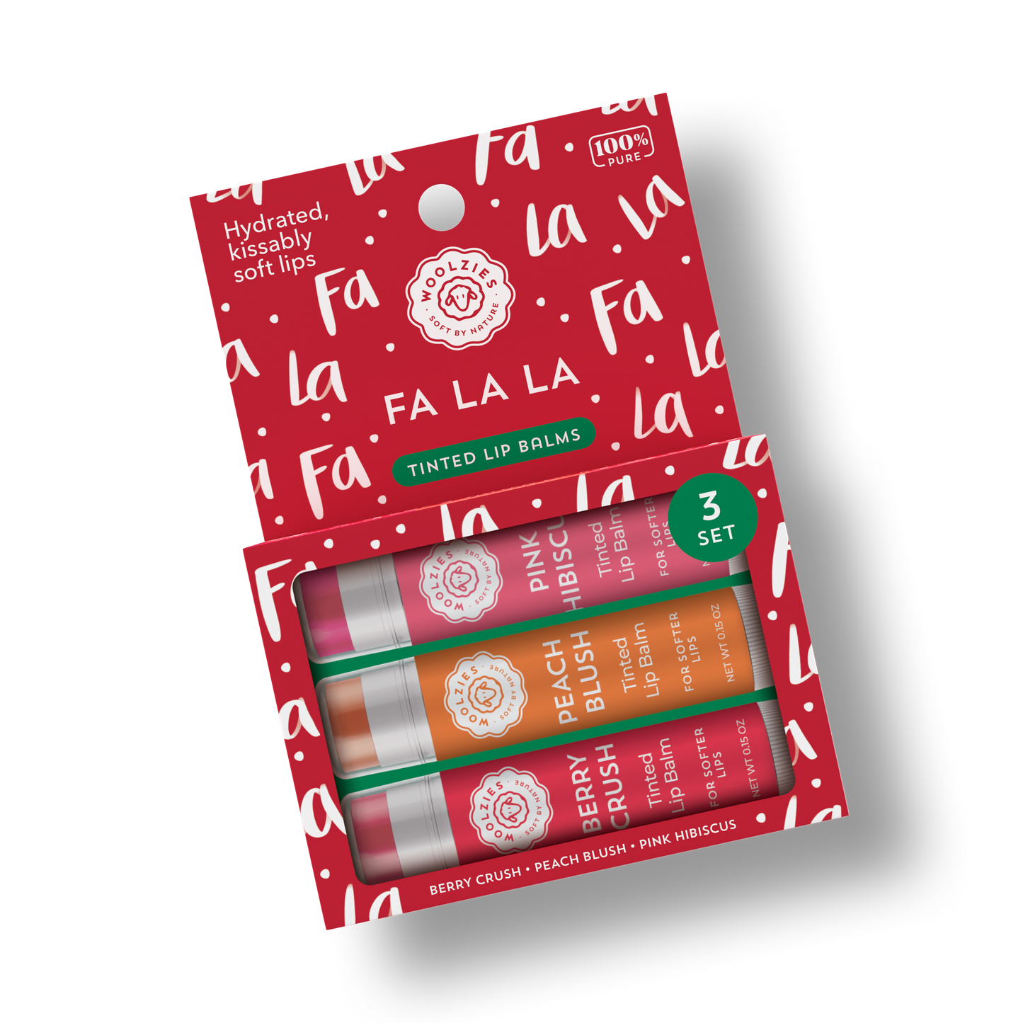 Fa La La Tinted Lip Balm Set Of 3