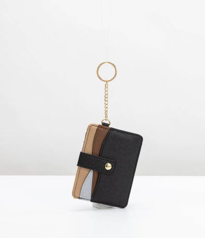 Robby Black Vegan Leather Card Holder