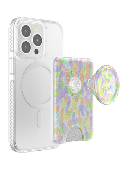 PopSockets MagSafe Phone Wallet - Rainbow Glass