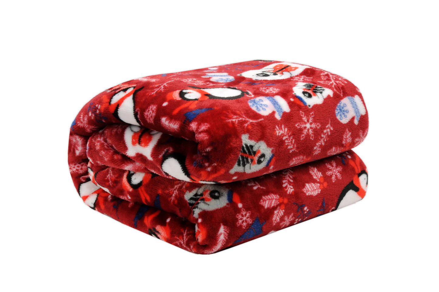 Hoilday Print Flannel Plush Throw Blanket